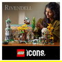 LEGO Icons El Señor de los Anillos: Rivendel 10316 - Juego de Construcción de 6167 Piezas para Adultos