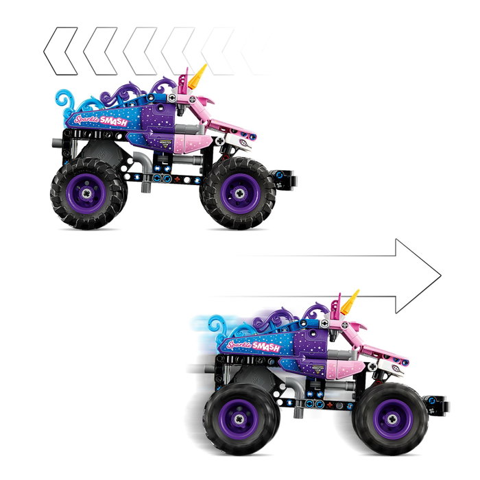 LEGO Technic Monster Jam Sparkle Smash Pull-Back Truck LEGO Technic Monster Jam Sparkle Smash Pull-Back Truck