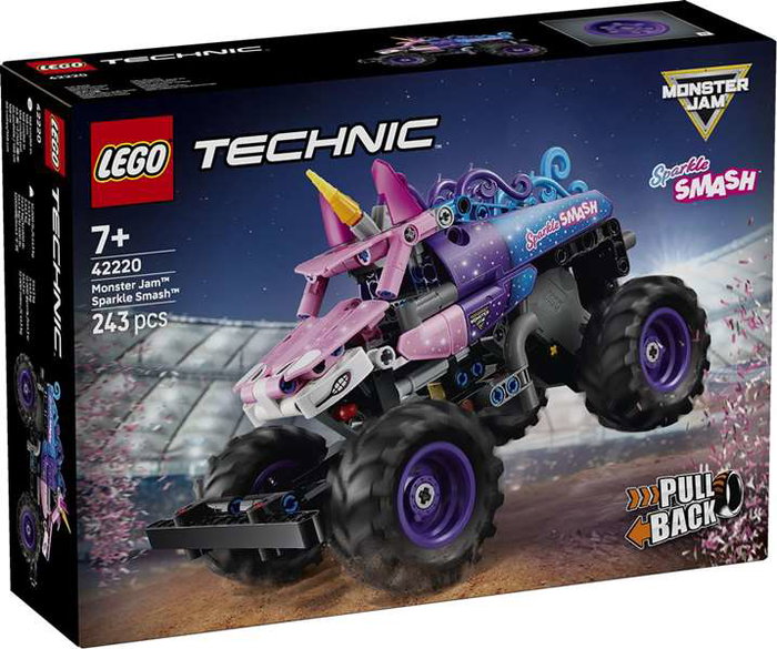 Lego Technic 42151 Monster Jam Sparkle Smash Juego de Construcción con Motor de Carga Manual, Edad 6+ Lego Technic 42151 Monster Jam Sparkle Smash Juego de Construcción con Motor de Carga Manual, Edad 6+