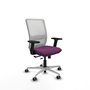PIQUERAS Y CRESPO Silla de oficina Haches con mecanismo Sincro/Traslack, Morado y Blanco