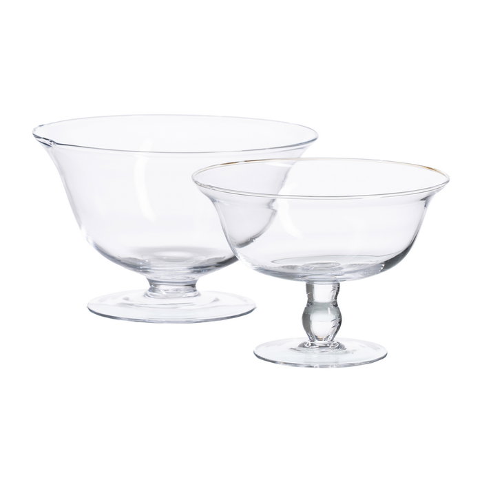Ixia Copa de Decoración Transparente de Cristal 26 x 26 x 16 cm Ixia Copa de Decoración Transparente de Cristal 26 x 26 x 16 cm