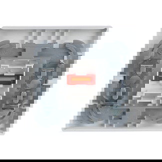 BUSCH-JAEGER 1789-84 Abdeckung für Aus-Wechsel-Kreuz-Kontroll-Schalter Future Linear White Placa Frontal Blanco 63 mm