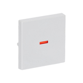 BUSCH-JAEGER 1789-84 Abdeckung für Aus-Wechsel-Kreuz-Kontroll-Schalter Future Linear White Placa Frontal Blanco 63 mm