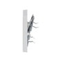 BUSCH-JAEGER 1789-84 Placa frontal para interruptores de conmutación y control, Blanco