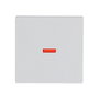 BUSCH-JAEGER 1789-84 Placa frontal para interruptores de conmutación y control, Blanco