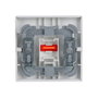 BUSCH-JAEGER 1789-84 Placa frontal para interruptores de conmutación y control, Blanco