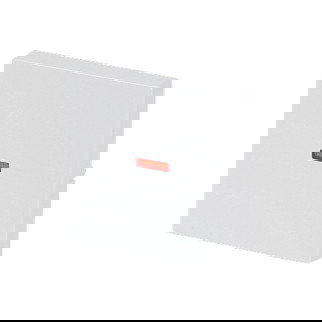 BUSCH-JAEGER 1789-84 Abdeckung für Aus-Wechsel-Kreuz-Kontroll-Schalter Future Linear White Placa Frontal Blanco 63 mm