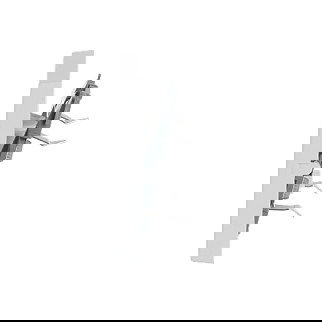 BUSCH-JAEGER 1789-84 Abdeckung für Aus-Wechsel-Kreuz-Kontroll-Schalter Future Linear White Placa Frontal Blanco 63 mm