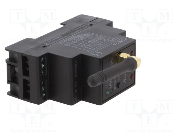 ZAMEL Receptor EXTA LIFE ROM-24 para Raíl DIN, 230VAC, 4 Relés NO