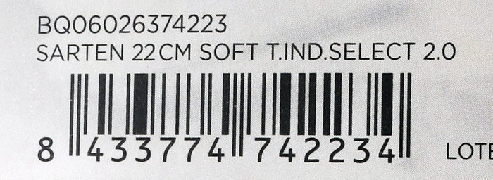 Quttin Sarten 22 cm Soft T.Ind.Select 2.0 (6 Unidades)