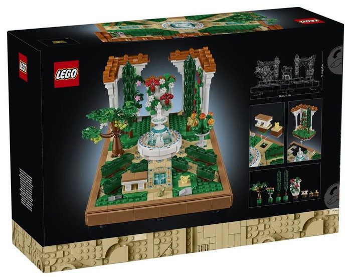 LEGO Icons Jardín con Fuente 10359