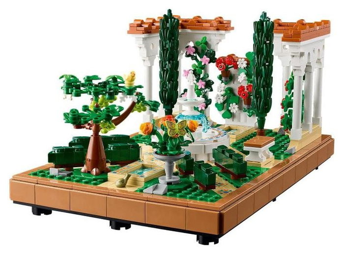LEGO Icons Jardín con Fuente 10359