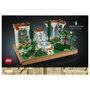 LEGO 10359 Icons Jardín con Fuente, Juego de Construcción, 1302 Piezas, para Adultos 18+
