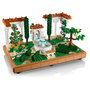 LEGO 10359 Icons Jardín con Fuente, Juego de Construcción, 1302 Piezas, para Adultos 18+