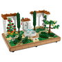 LEGO 10359 Icons Jardín con Fuente, Juego de Construcción, 1302 Piezas, para Adultos 18+