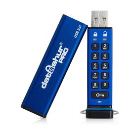 iStorage datAshur Pro USB flash drive 4 GB Azul