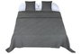 DKD Home Decor Colcha Cottage Gris Claro 260 x 240 cm (2 Unidades)