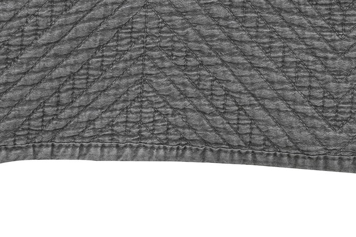 DKD Home Decor Colcha Cottage Gris Claro 260 x 240 cm (2 Unidades)