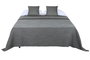 DKD Home Decor Colcha Cottage Gris Claro 260 x 240 cm (2 Unidades)