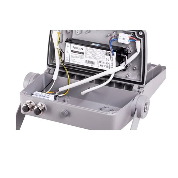 Thorgeon Proyector LED 150W 4000K 21000 Lm Luz Día IP66 IK08 RAL7037 Driver y Leds Philips 220-240V