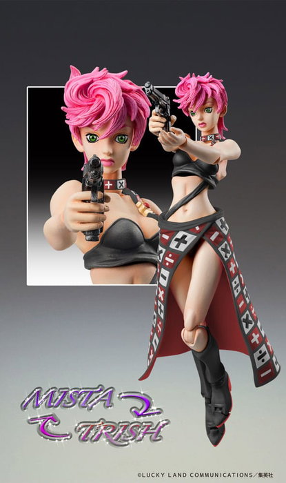 JoJo's Bizarre Adventure Part 5 Figura Super Action Chozokado Trish Una Black Ver. 15 cm JoJo's Bizarre Adventure Part 5 Figura Super Action Chozokado Trish Una Black Ver. 15 cm