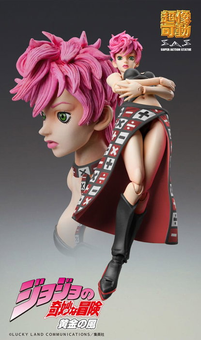 JoJo's Bizarre Adventure Part 5 Figura Super Action Chozokado Trish Una Black Ver. 15 cm JoJo's Bizarre Adventure Part 5 Figura Super Action Chozokado Trish Una Black Ver. 15 cm