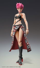 JoJo's Bizarre Adventure Part 5 Figura Super Action Chozokado Trish Una Black Ver. 15 cm