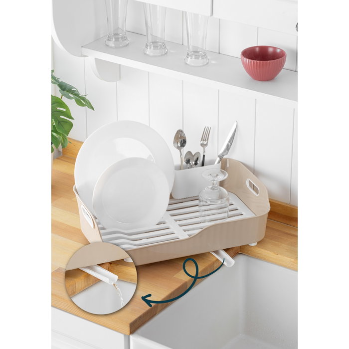 Hermia AKL-060BJ Escurreplatos Beige 27 x 43 x 12 cm Hermia AKL-060BJ Escurreplatos Beige 27 x 43 x 12 cm