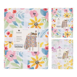 Excellent Houseware Mantel Poliester Estampado Floral 180 x 130 cm