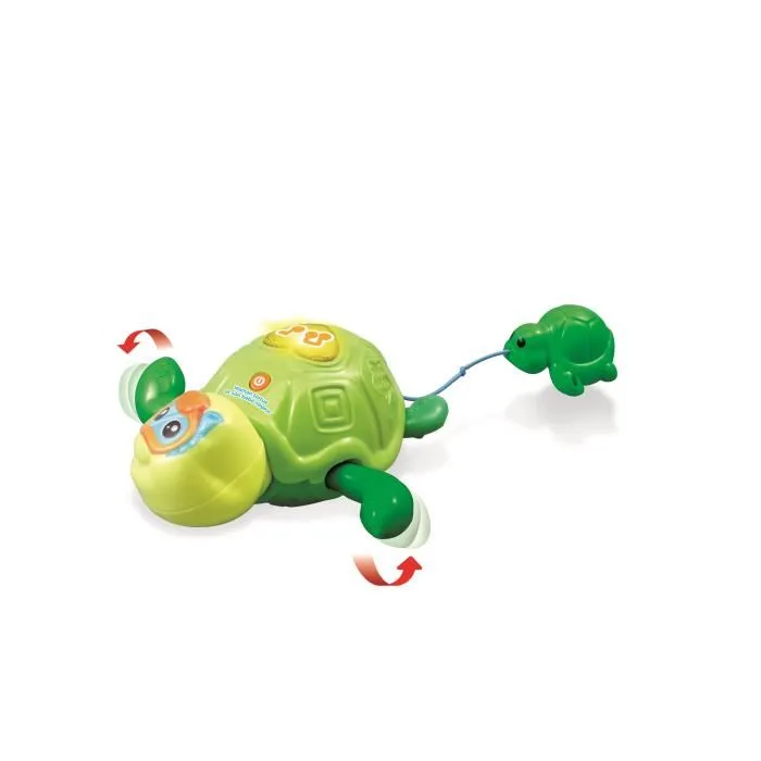 Vtech Baby Juguete de Baño Madre Tortuga y Bebé Nadador 1-5 Años con Melodías y Canciones