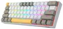Redragon Draconic Pro K530 RGB Yellow Teclado Mecánico Inalámbrico 61 Teclas Layout Polaco