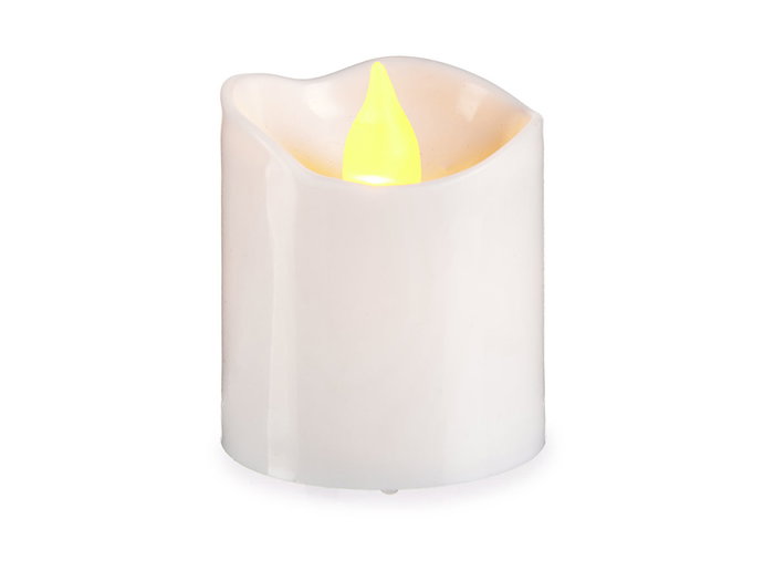 Giftdecor Set 3 Velas Led Taco Blanco Plástico 18x4x13.8cm (Set de 24) Giftdecor Set 3 Velas Led Taco Blanco Plástico 18x4x13.8cm (Set de 24)