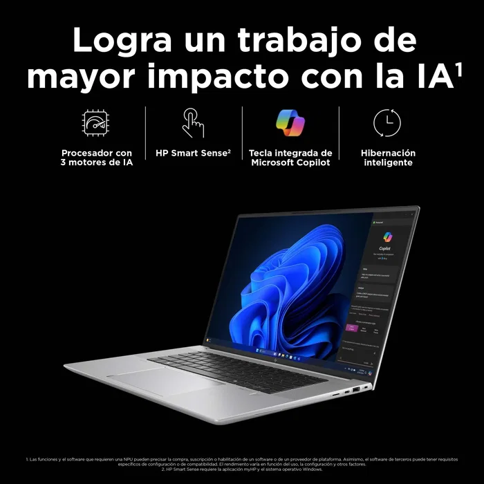 HP ZBook Studio G11 con Intel Core Ultra 7, 32 GB RAM, 1 TB SSD y NVIDIA RTX 1000 Ada