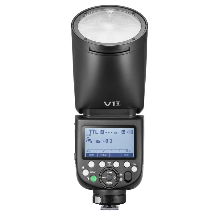 Godox V1Pro S Flash TTL con cabezal redondo para Sony