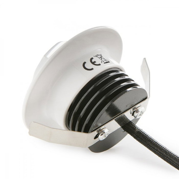 Reagan Foco Downlight Empotrable LED 2W 180Lm 6000K Blanco Frío Circular