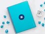 Antartik Cuaderno espiral A4 micro antartik tapa forrada 80h 90 gr cuadro 5mm turquesa