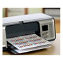 AVERY Zweckform Tarjetas de visita C32026-25 blanco satinado 270 g/qm, 250 unidades de pack de tarjetas de visita