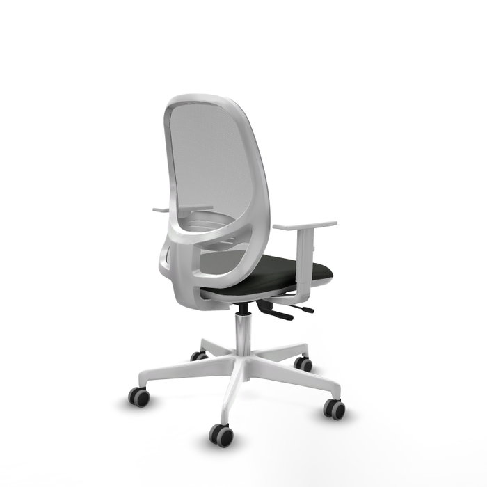 PIQUERAS Y CRESPO Silla de oficina Cilanco con mecanismo Sincro/Traslack Negro y Gris