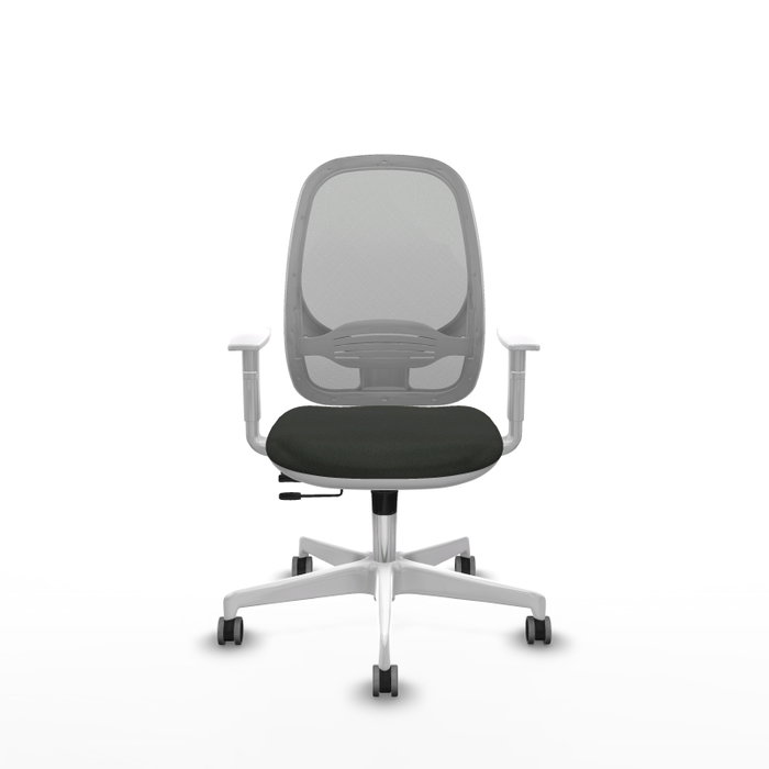 PIQUERAS Y CRESPO Silla de oficina Cilanco con mecanismo Sincro/Traslack Negro y Gris