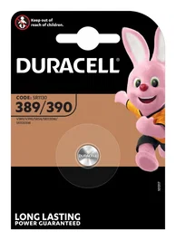 Duracell Pila SR1130 (389/390) Óxido de Plata 1.5V Batería Botón/Moneda - 1 Unidad en Blister