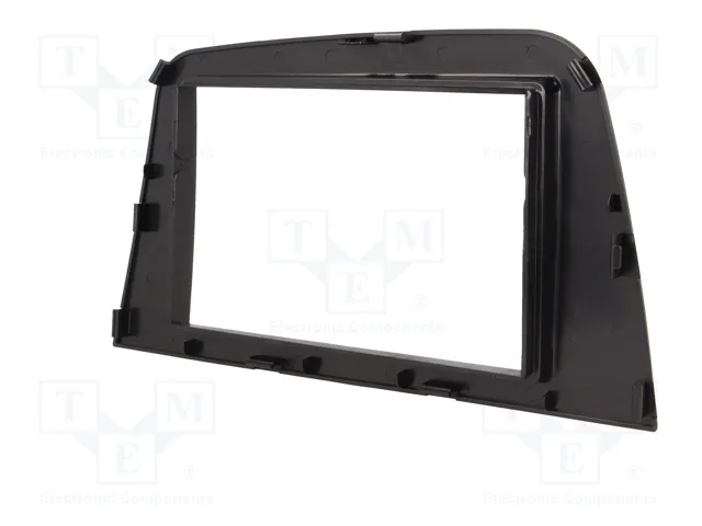 ACV Bastidor de montaje de radio 2 DIN para Seat, negro