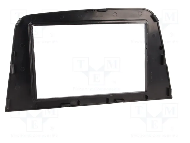 ACV Bastidor de montaje de radio 2 DIN para Seat, negro