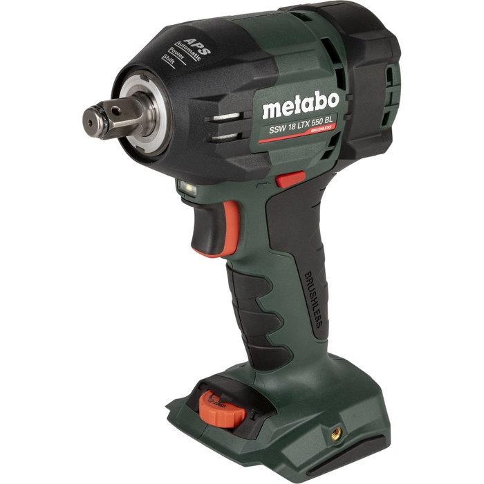 Metabo SSW 18 LTX 550 BL Atornillador de Impacto Inalámbrico Metabo SSW 18 LTX 550 BL Atornillador de Impacto Inalámbrico