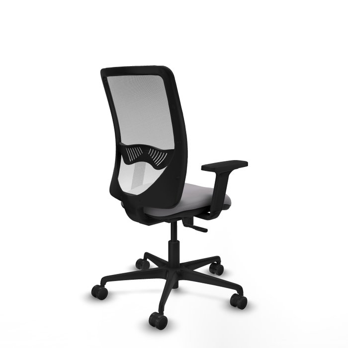 PIQUERAS Y CRESPO Silla de oficina Zulema Gris y Blanco