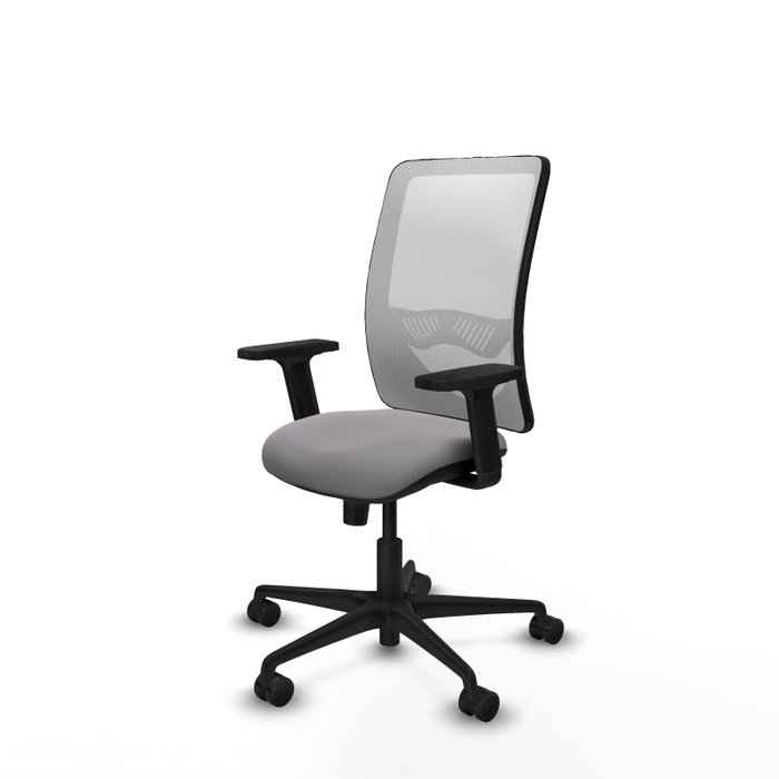 PIQUERAS Y CRESPO Silla de oficina Zulema Gris y Blanco