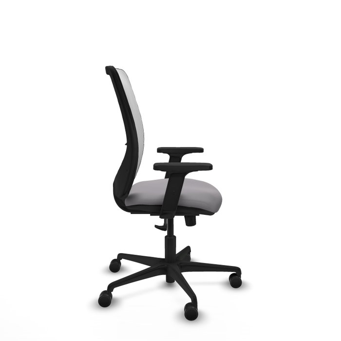 PIQUERAS Y CRESPO Silla de oficina Zulema Gris y Blanco