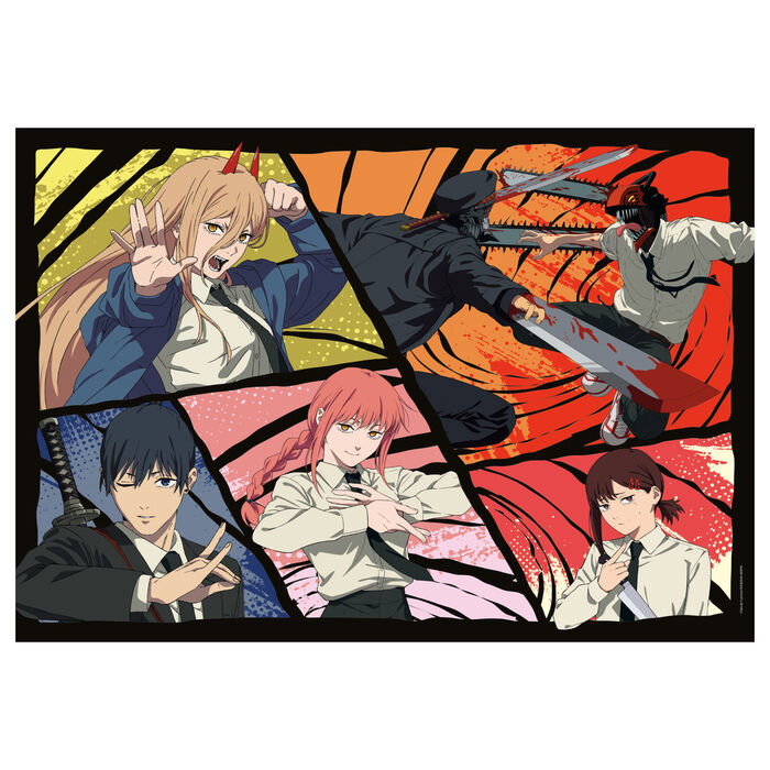 CLEMENTONI Puzzle Chainsaw Man Frames 500 piezas CLEMENTONI Puzzle Chainsaw Man Frames 500 piezas