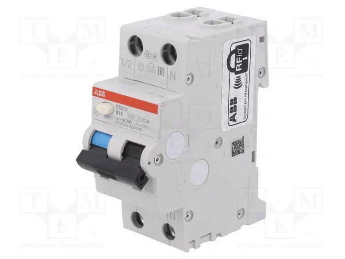 ABB DS201 Interruptor Diferencial 16A 230V Tipo B ABB DS201 Interruptor Diferencial 16A 230V Tipo B