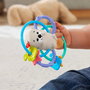 Fisher-Price Hjw12 Nutria Anillos Mordedores: Juguete Sensorial, Sonajero con Textura y sin BPA para Bebés +3 meses