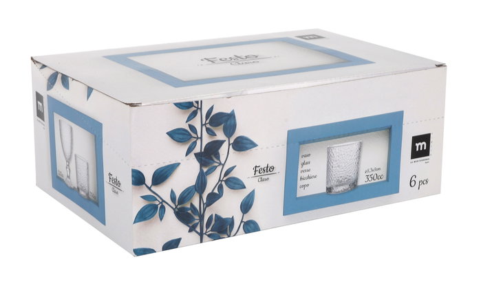 La Mediterranea Vaso Festo Claro 350cc